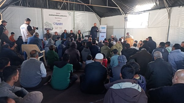 Opening a new prayer space in Gaza