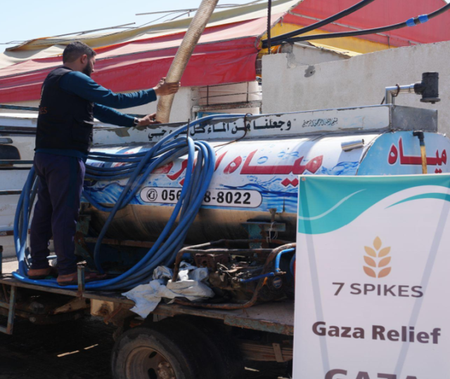 Filling a water tank